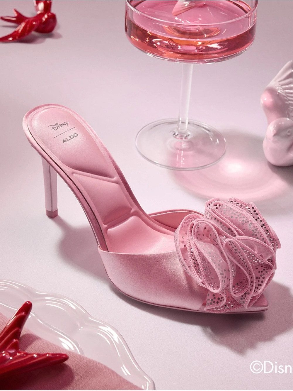Disney x ALDO Auroramule Sleeping Beauty Heels - Size 8.5